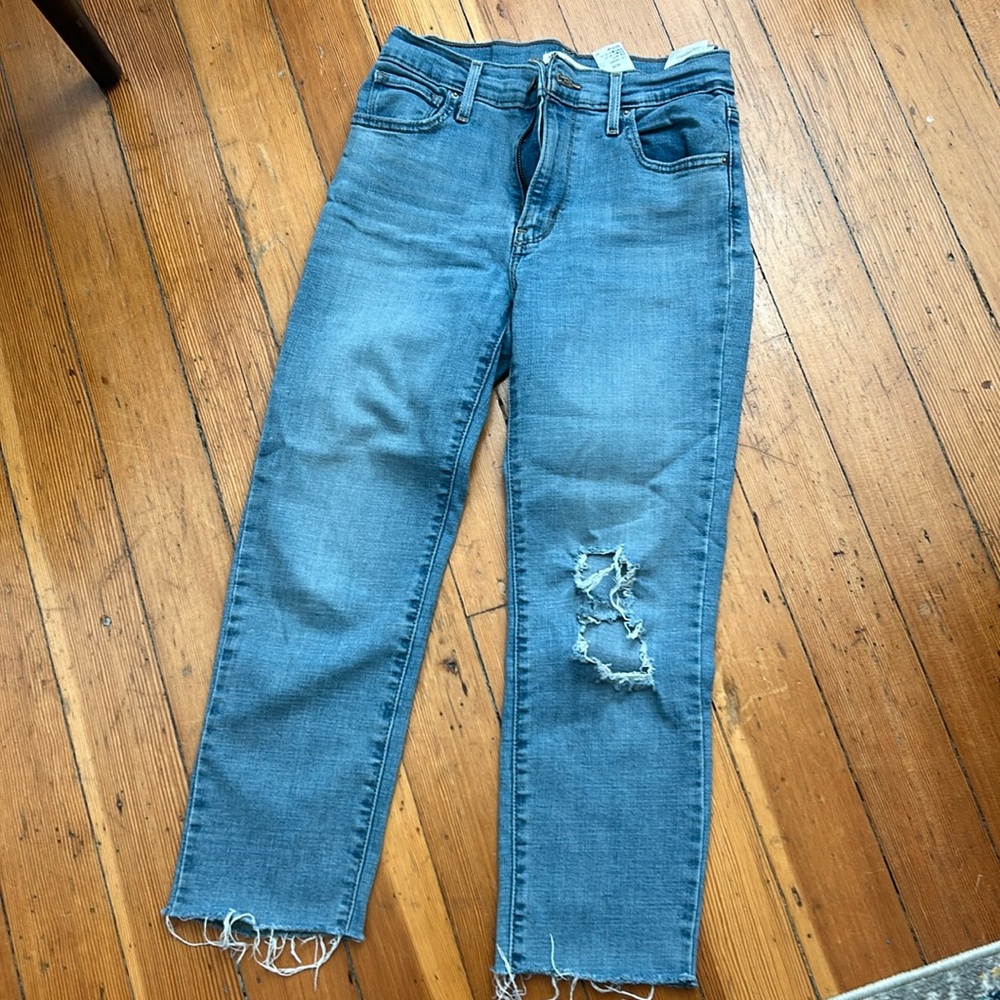 Levi’s 724 High Rise Straight Crop (size 26)